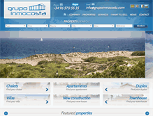 Tablet Screenshot of grupoinmocosta.com